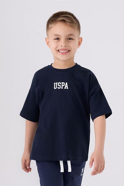 U.S. Polo Assn. Boy's Navy Blue Bermuda Suit