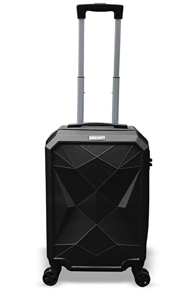 Coral High Diamond Abs Siyah Küçük Boy Valiz 16601