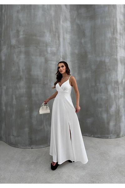 İLKCET MODA Μίντι Φόρεμα Strappy - Diver Fabric
