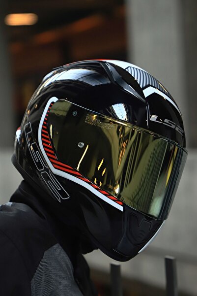 LS2 RAPID 2 EXTRA BEYAZ-KIRMIZI KASK