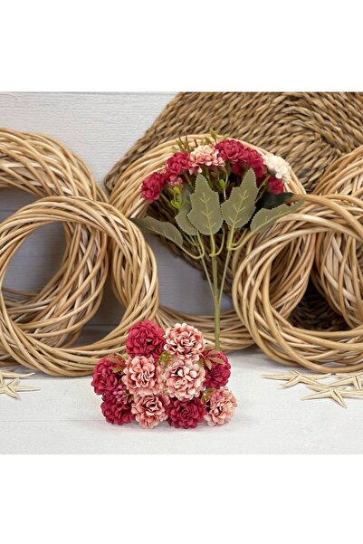 KOZALILAR Yapay Çiçek 5 Dallı Garnitürlü Mini Kasımpatı Demeti