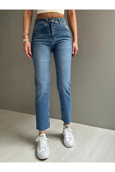 YouLikeButik Cut Leg Boyfit jeans