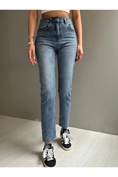 YouLikeButik Cut Leg Boyfit jeans