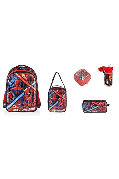 SPIDERMAN Spiderman Primary School Bag - Salto Web Slinging Time (5 Pieces)
