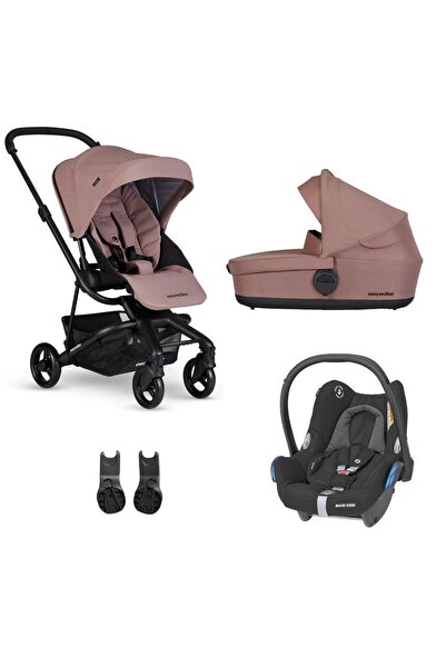 Easywalker Charley Bebek Arabası Desert Pink - Üçlü Set