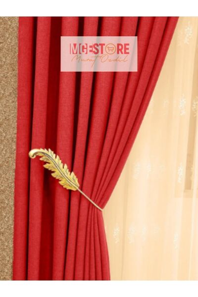 MGEStore Fundal Cortina Colector Renso cu frunze de aur (1 bucată)