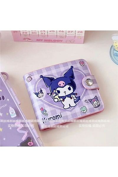 synshop Sanrio Kuromi Cinnamoroll My Melody Melody Pochacco Leather Wallet Card Holder Gift