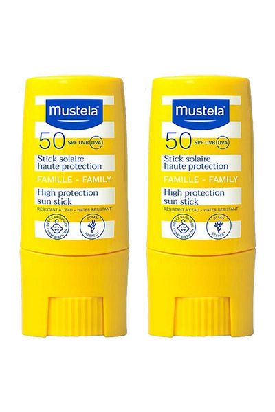 Mustela SPF50+ 9 ml 2 Pieces - Very High Protection Sun Stick