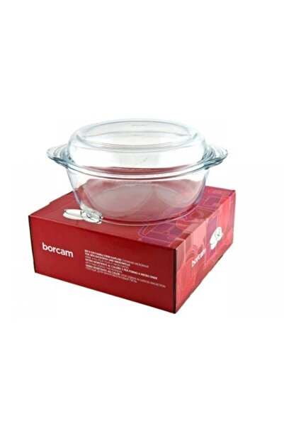 Paşabahçe 59003 وعاء زجاجي بغطاء 2100 سي سي أورجين. في صندوق.