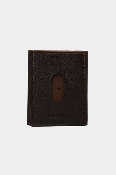 Grande Θήκη για κάρτες 724 Model Arsel Brown Color από γνήσιο δέρμα