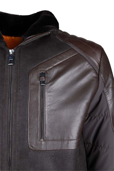 Tamer Tanca Men's Brown Genuine Leather Coat