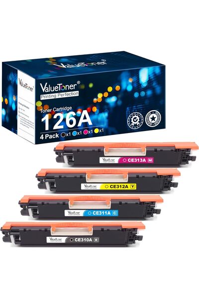 HPP HP For Cp 1025 Laserjet Pro Ce310a Muadil Toner Seti Cp1025nw M175 M175nw...