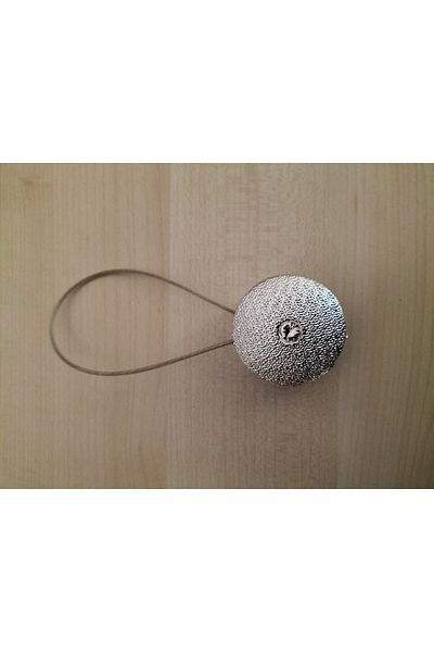 Brilliant Magnet argintiu pentru colector de perdele Cataramă pentru perdele (SET DE 5)