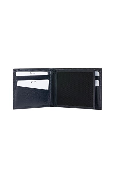 Grande 1812 Model Genuine Leather Men's Wallet - Arsel Navy Blue