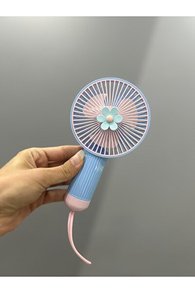 AET Mini Sevimli Taşınabilir 3 Kademeli El Fanı Usb Soğutucu Vantilatör