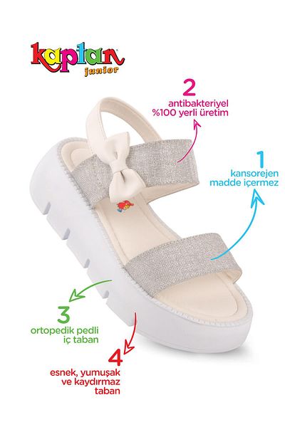 KAPTAN JUNIOR Pantofi sandale pentru fete - PVTK 505
