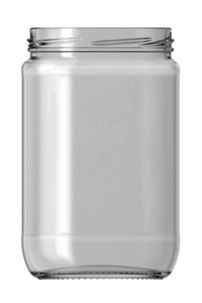 Paşabahçe 660 CC 10 Grain Lidless Glass Jar Pickled Honey Container