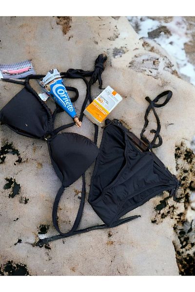 MGEStore Σετ μπικίνι Brazilian Triangle Drawstring (με δώρο αντηλιακό)