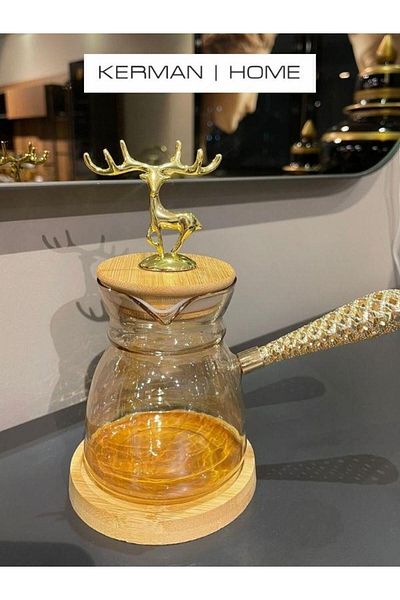 Sembol Festive Borosilicate Glass Coffee Pot 350 ml Glassart-024