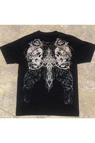 MAYDAY CULTURE Affliction Design Mayday Culture T-shirt Unisex kesim oversize ürün