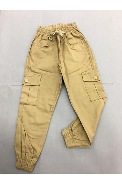 vyloo Elastic Cargo Pants for Kids