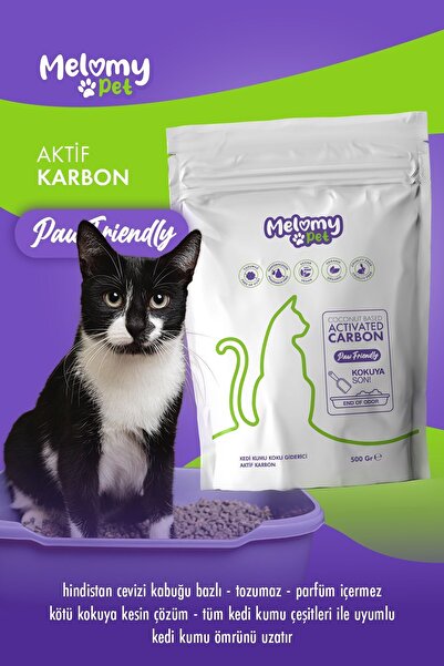 Melomy Kedi Kumu Koku Giderici Aktif Karbon 500 Gr