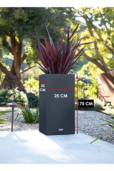 janiyeva Büyük Boy Uzun Metal Çiçeklik Saksılık