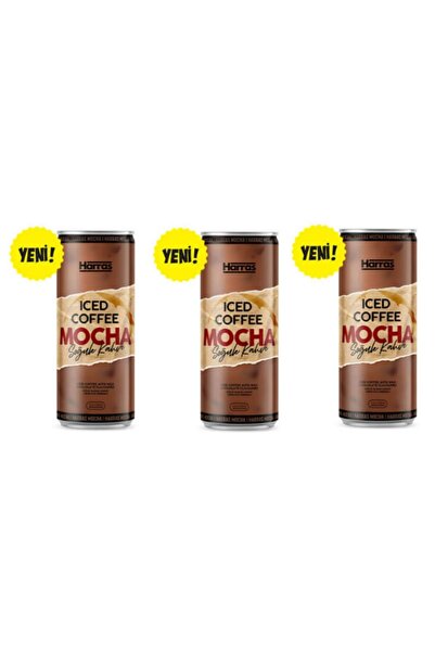 Harras Soğuk Mocha Kahve 250ml X 3 Adet