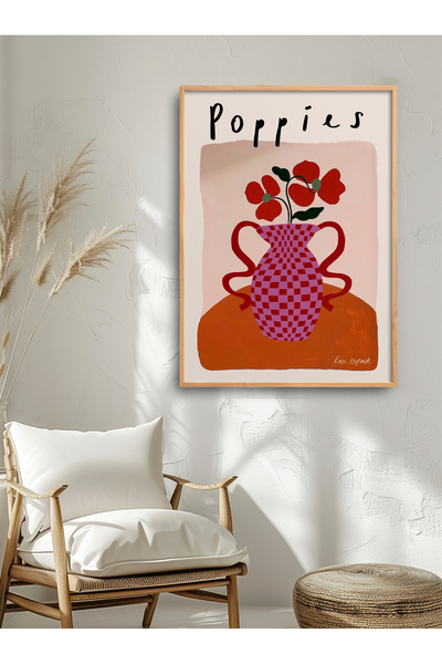 HOMEPACK Tekli Çerçeveli Tablo Poster Tablo TK/705