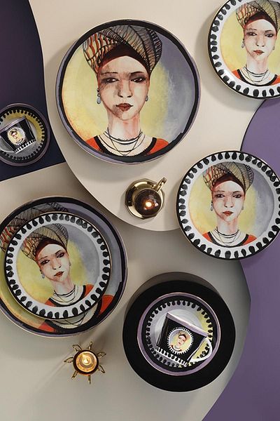 Kütahya Porselen Sophia Femina 6-Person Cake Set 12122