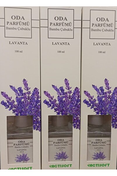 actisoft Lavanta Kokulu Oda Kokusu Bambu Lavanta 100 ml X 3 Adet