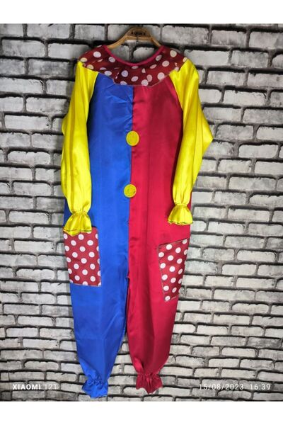 rengarenk kostüm Costum de clovn pentru bărbat adult și compatibil