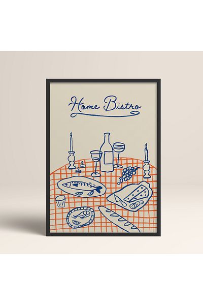 HOMEPACK Pictură cu un singur cadru Pictură poster TK/716
