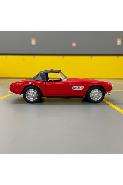 Genel Markalar Bmw 507 1956 1/36 Ölçek Diecast Metal Model Araba Çek Bırak Araba Oyuncak Araba