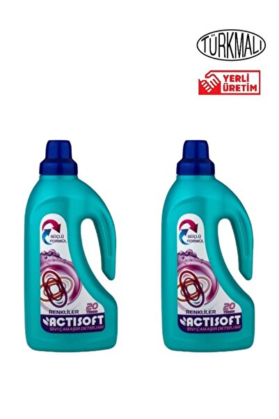 actisoft Renkliler Için Sıvı Çamaşır Deterjanı 2x1500 ml