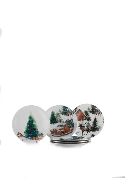 Kütahya Porselen Happiness 6 Piece Cake Set