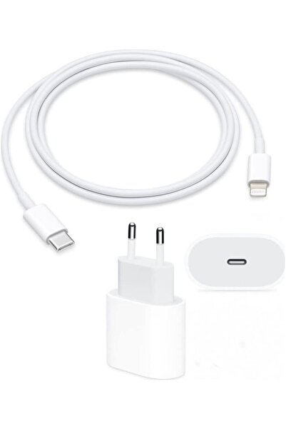 ASATEKNOLOJİ Iphone Hızlı Şarj Aleti Tüm Modellere Uyumlu 20w Adaptör Pd Kabl...