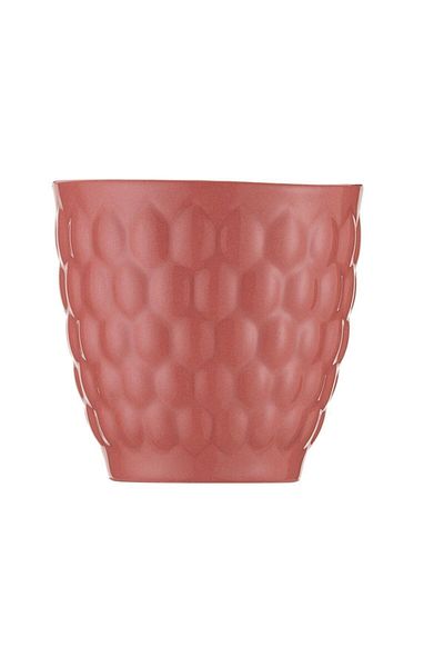 Kütahya Porselen 150 Cc Pink Favo Espresso Coffee Cup Set - 2 Pcs