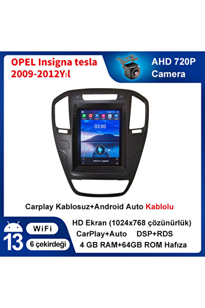 Conico OPEL 2009-2013 İnsignia Tesla 4GB Ram 64GB Rom Hafıza Multimedya Kablo...