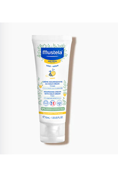 Mustela Cold Cream ve Organik Balmumu İçeren Kuru Ciltler İçin Besleyici Bebe...