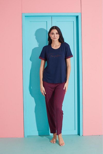Pijamoni Women's Milan silk bamboo Pajama Set