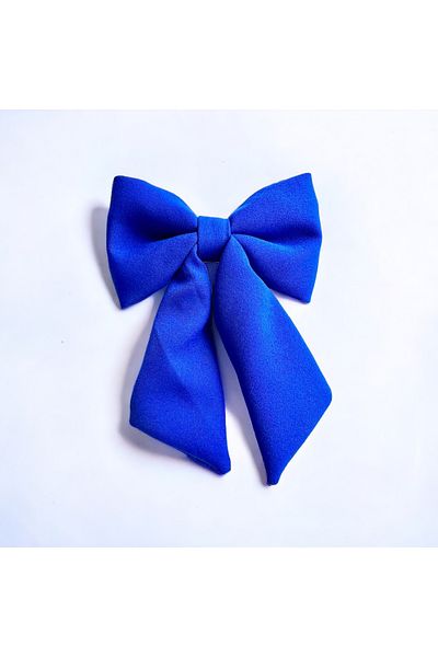 alsaccessories Clip de păr pentru femei de culoare albastră, model cu fundă