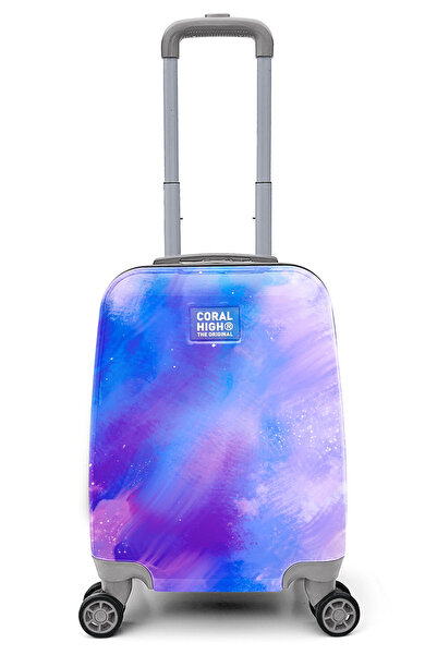 Coral High Renkli Desenli Mini Kabin Boy Valiz (40cm) 16769