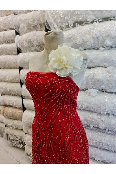 Esteks Dantel ve Tekstil Aksesuarları Iğneli Yaka Çiçeği Broş Kumaş Çiçek Gül Broş 15 CM