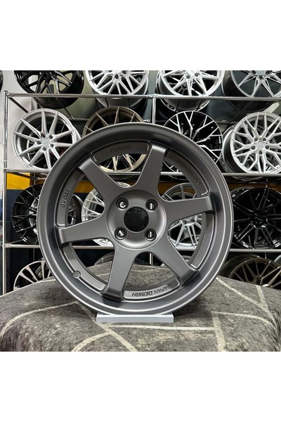 arceo 16" (inç) 4x100 VOLK T37 CLİO CİVİC GETZ  UYUMLU Jant Modeli - (4 ADET)GUNMETAL