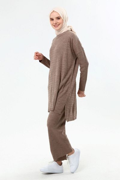 ilmek Hair Braided Biscuit Pants and Tunic Set - Women's 4278
