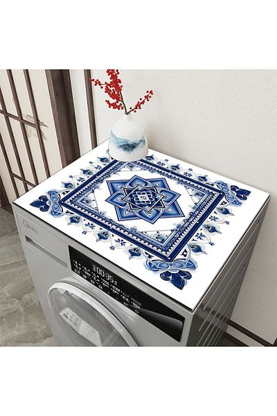 3D ELSE HALI Washing Machine Dryer Refrigerator - Liquid Proof Non-Slip, Washable Cover