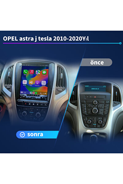 Conico OPEL Astra j Tesla 2010-2020Yıl 4GB Ram 64GB Rom Hafıza Multimedya Kablosuz Carplay Navigasyon