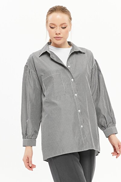 ilmek 24020 Жіноча сорочка з великими рукавами