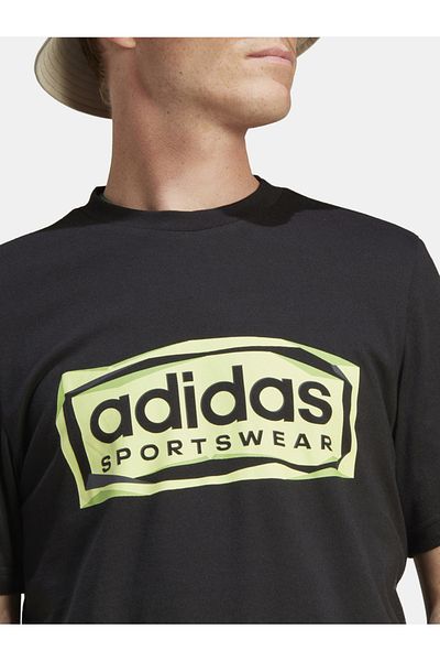 adidas Folded Sportswear Logo Print T-Shirt